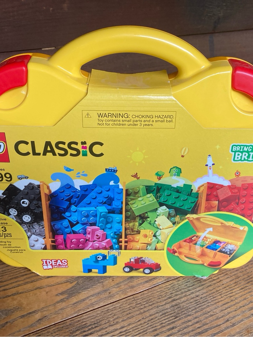 LEGO Classic Yellow Carry Case Building Set  NEW SEALED 213 pcs age 4+